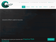 Tablet Screenshot of creativepath.co.in
